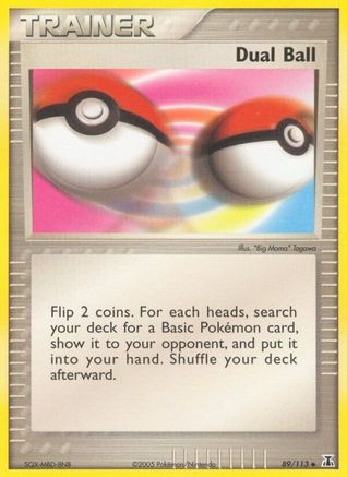 Dual Ball 089  - Reverse Holofoil Delta Species - Uncommon