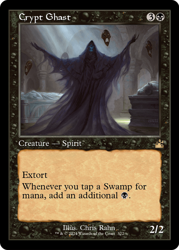 Crypt Ghast (Retro Frame) (RVR-322) - Ravnica Remastered