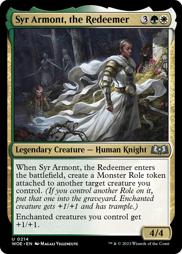 Syr Armont, the Redeemer (WOE-214) - Wilds of Eldraine Foil
