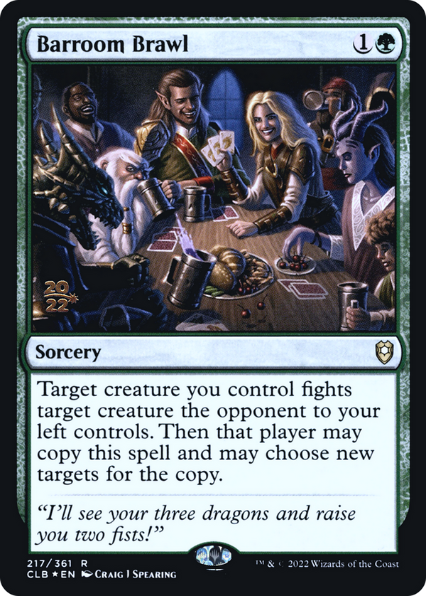 Barroom Brawl (PRE-217) - Battle for Baldur's Gate Promos Foil