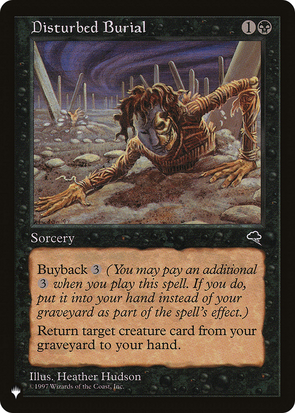Disturbed Burial (LIST-TMP-129) - The List