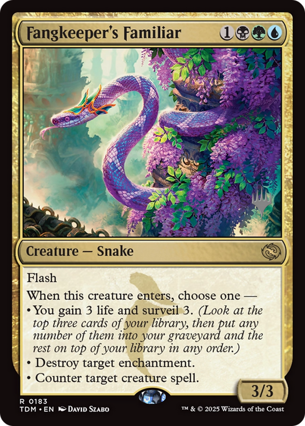 Fangkeeper's Familiar (PPTDM-183) - Promo Pack: Tarkir: Dragonstorm