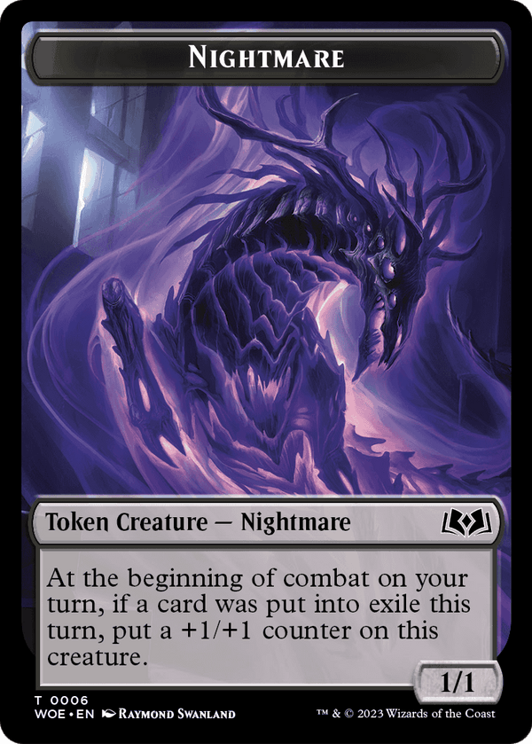 Nightmare (TWOE-006) - Wilds of Eldraine Tokens Foil