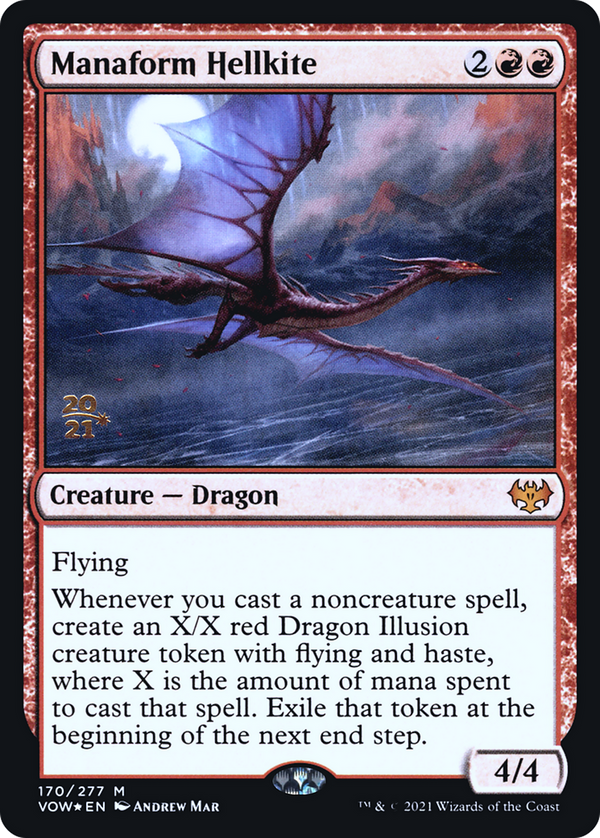 Manaform Hellkite (PRE-170) - Innistrad: Crimson Vow Promos Foil