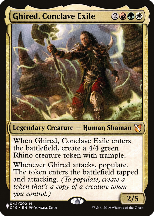 Ghired, Conclave Exile (LIST-C19-42) - The List