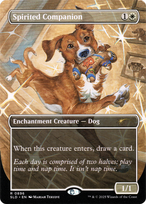 Spirited Companion (SLD-896) - Secret Lair Drop (Borderless)