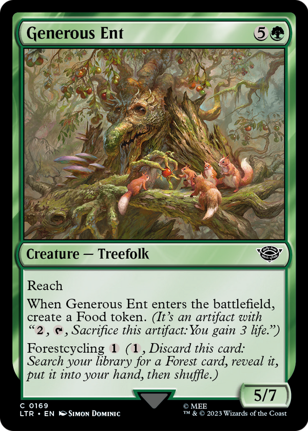 Generous Ent (LTR-169) - The Lord of the Rings: Tales of Middle-earth Foil