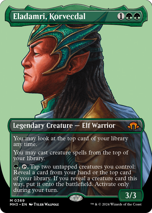 Eladamri, Korvecdal (Borderless) (MH3-369) - Modern Horizons 3