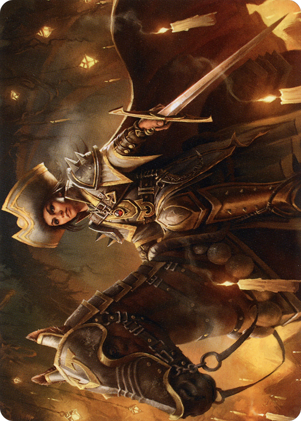 Seasoned Cathar // Seasoned Cathar (AMID-012) - Midnight Hunt Art Series (Borderless) Foil