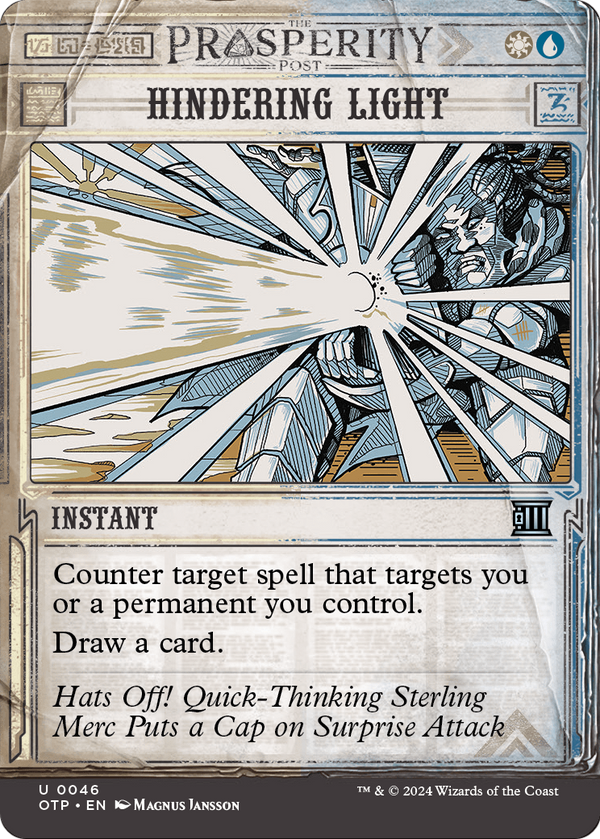 Hindering Light (OTP-046) - Breaking News: (Showcase) (Borderless)