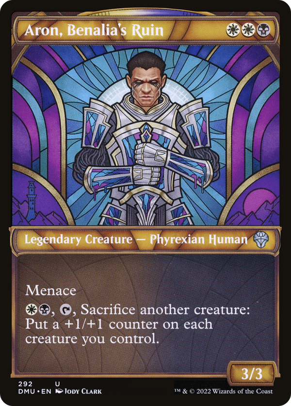 Aron, Benalia's Ruin (Showcase) (DMU-292) - Dominaria United: (Showcase) Foil