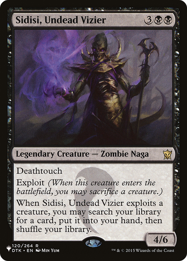 Sidisi, Undead Vizier (LIST-DTK-120) - The List