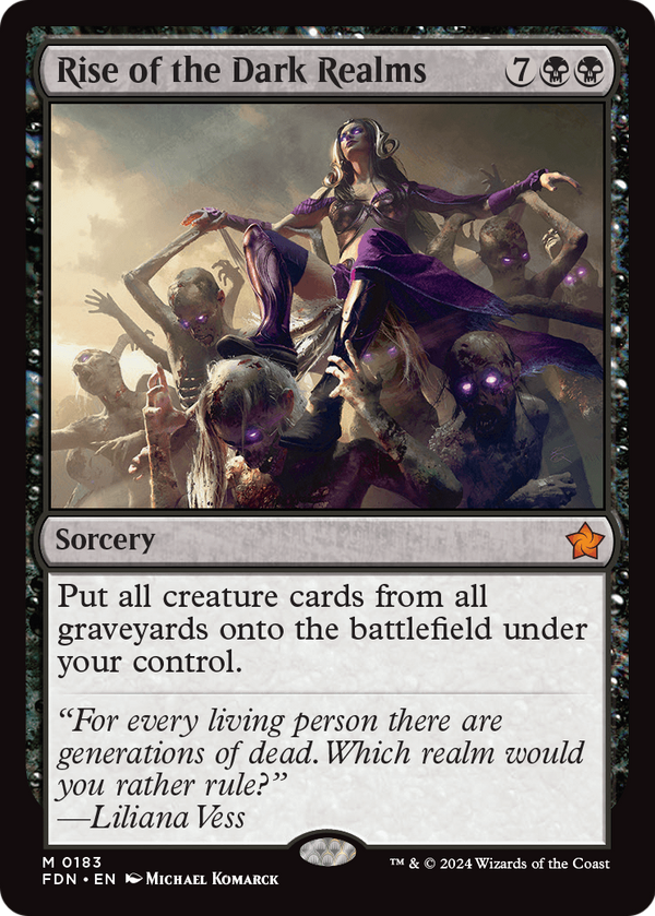 Rise of the Dark Realms (FDN-183) - Foundations Foil