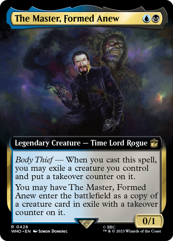 The Master, Formed Anew (Extended Art) (WHO-426) - Doctor Who: (Extended Art)
