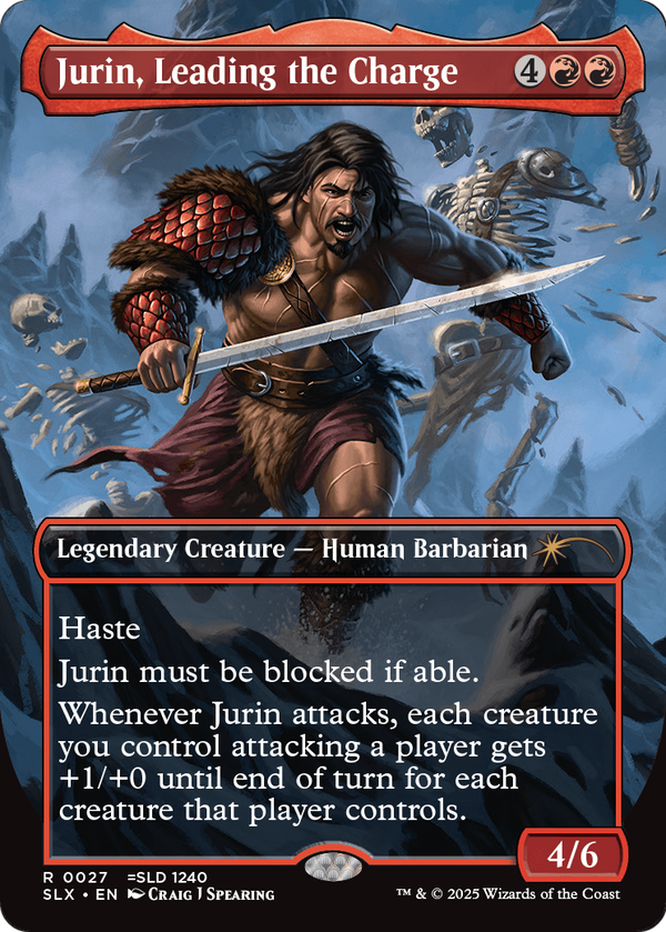 Jurin, Leading the Charge (SLX-027) - Universes Within (Borderless)