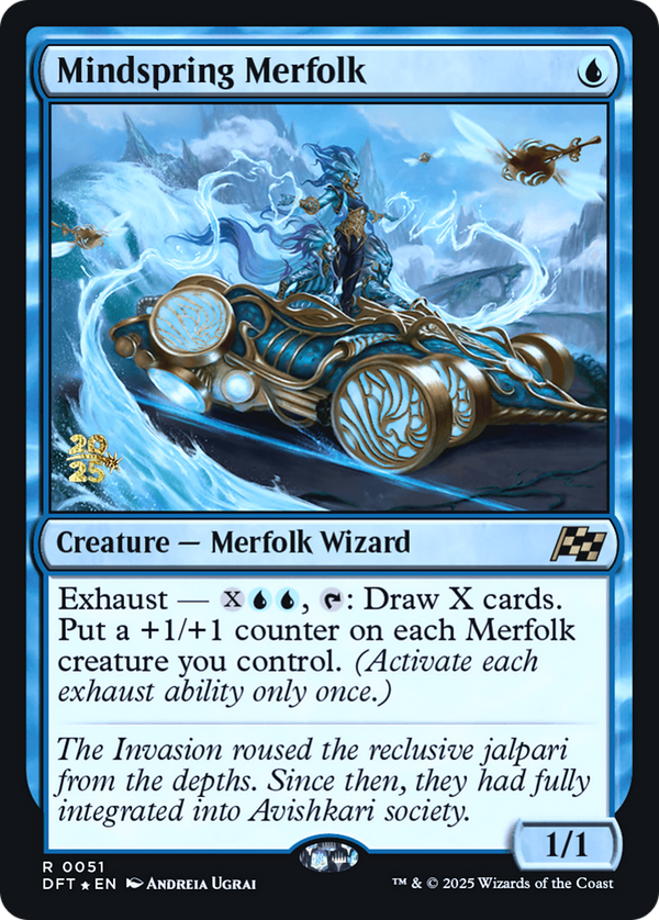 Mindspring Merfolk (PRE-051) - Prerelease Cards Foil