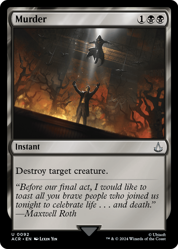 Murder (ACR-092) - Assassin's Creed Foil