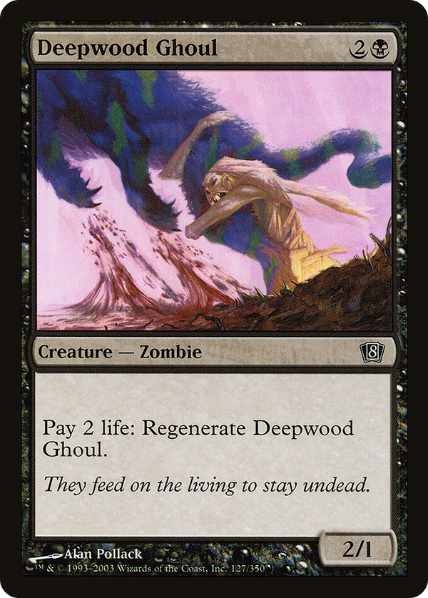 Deepwood Ghoul (8ED-127) - 8th Edition Foil