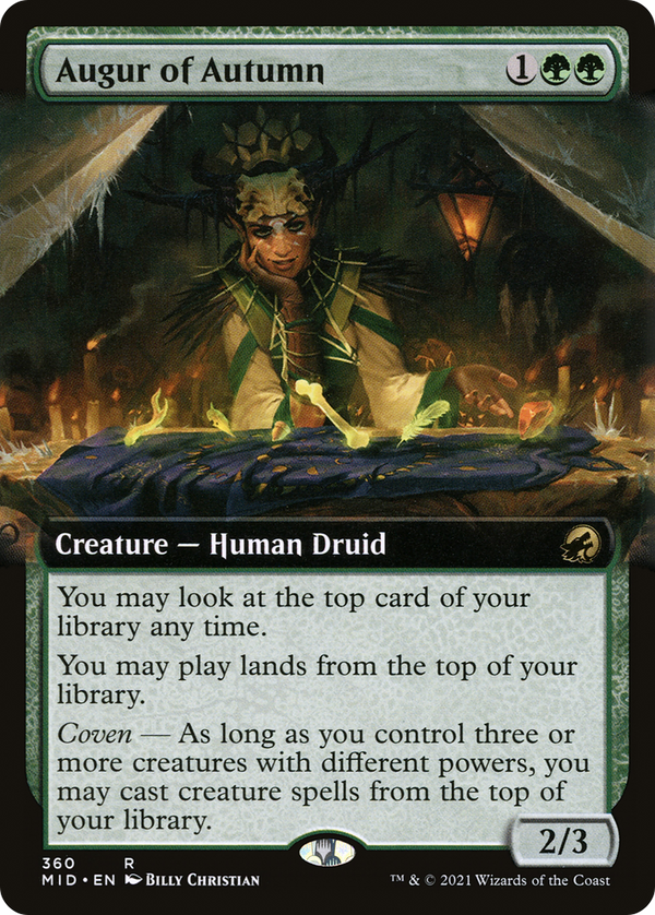 Augur of Autumn (Extended Art) (MID-360) - Innistrad: Midnight Hunt: (Extended Art)