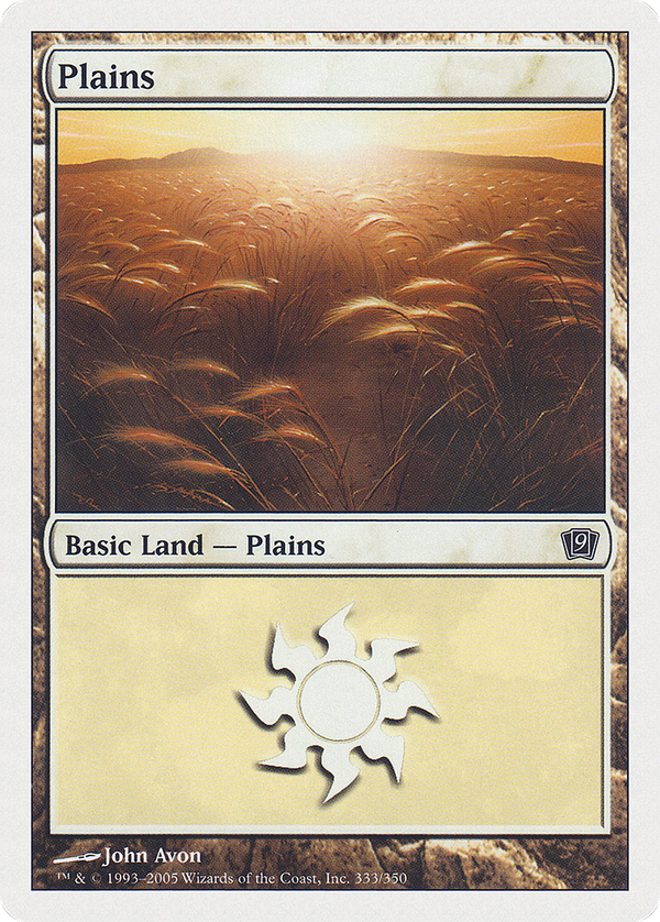 Plains (333) (9ED-333) - 9th Edition