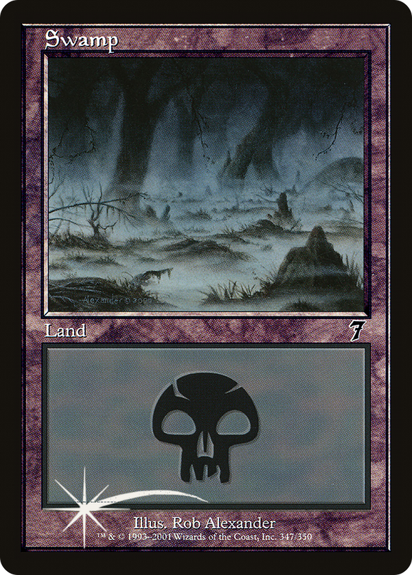 Swamp (7ED-347★) - 7th Edition Foil