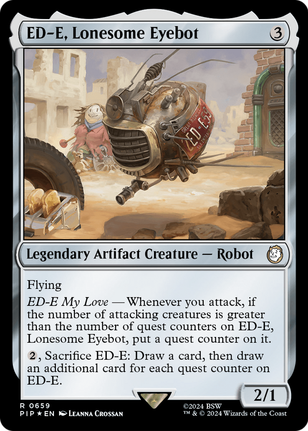 ED-E, Lonesome Eyebot (Surge Foil) (PIP-659) - Fallout Foil