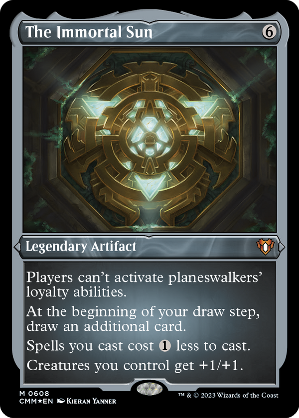 The Immortal Sun (Foil Etched) (CMM-608) - Commander Masters Foil