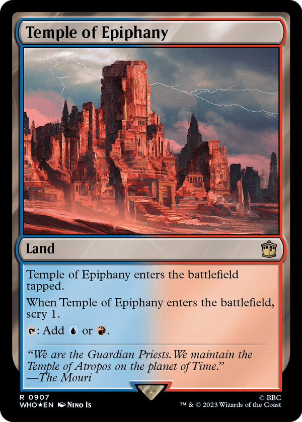 Temple of Epiphany (Surge Foil) (WHO-907) - Doctor Who Foil