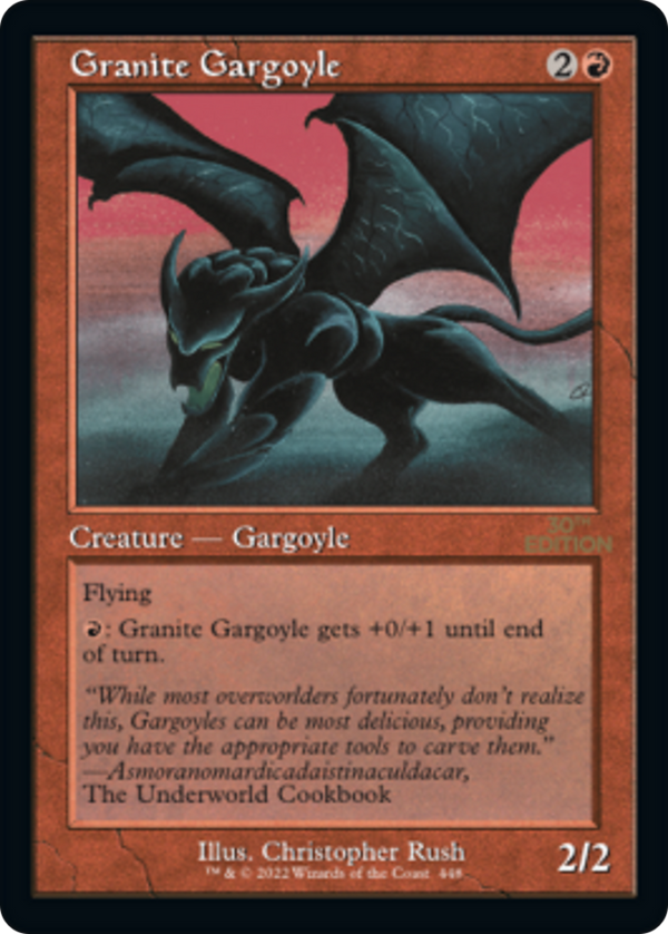 Granite Gargoyle (Retro Frame) (30A-448) - 30th Anniversary Edition