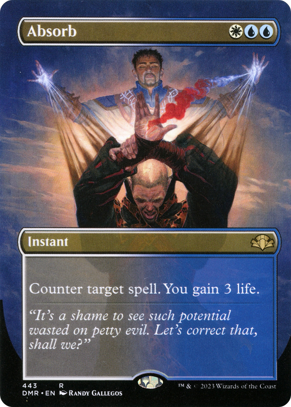 Absorb (Borderless) (DMR-443) - Dominaria Remastered