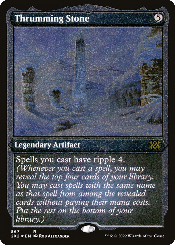 Thrumming Stone (Foil Etched) (2X2-567) - Double Masters 2022 Foil