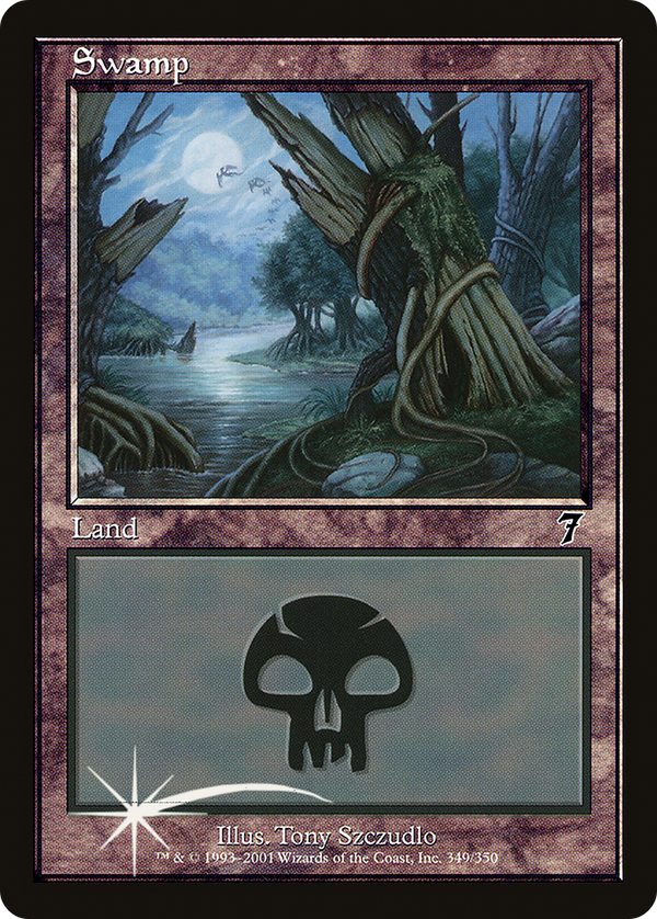 Swamp (7ED-349★) - 7th Edition
