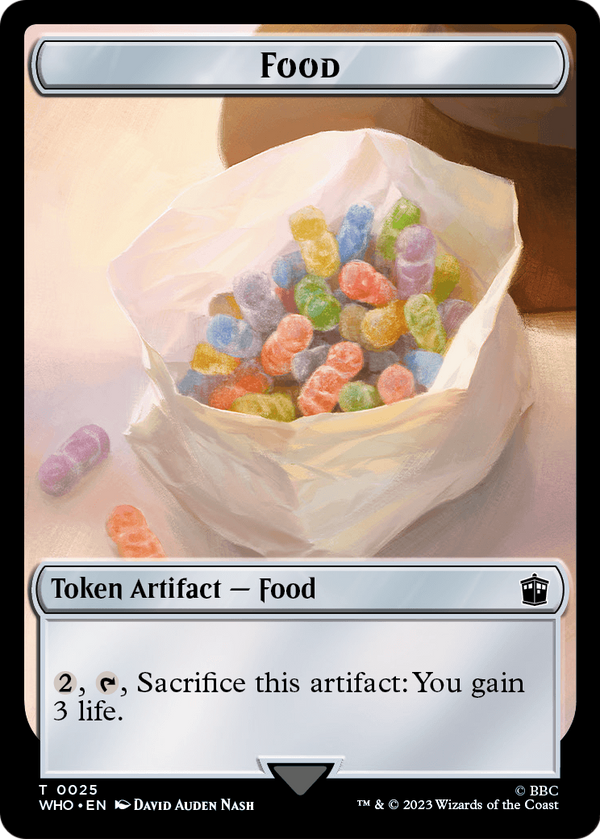 Food (TWHO-025) - Doctor Who Tokens Foil
