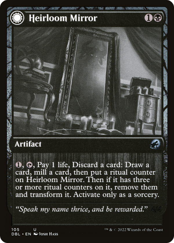 Heirloom Mirror (DBL-105) - Innistrad: Double Feature: (Double Faced Transform) Foil