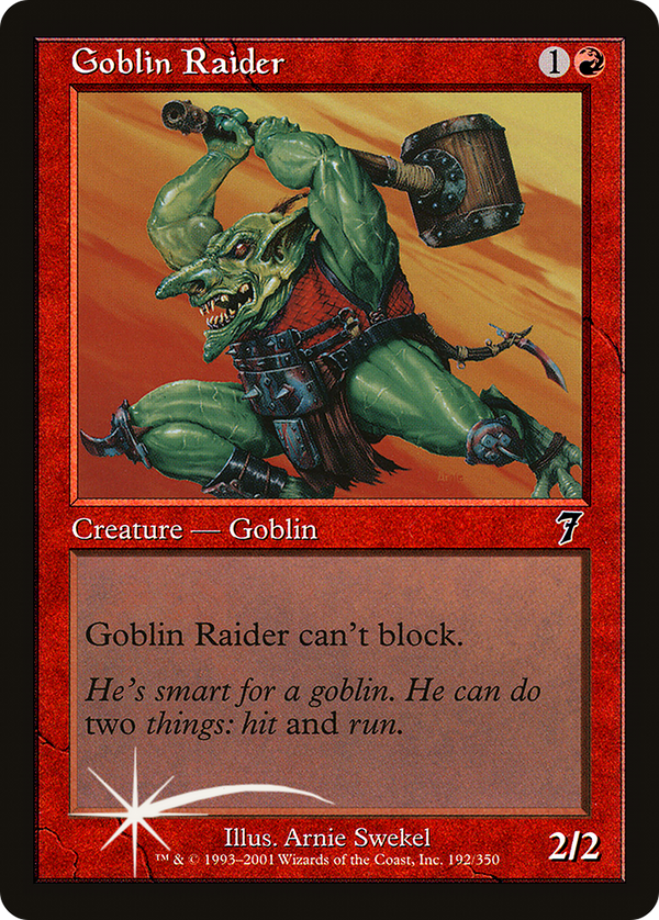 Goblin Raider (7ED-192★) - 7th Edition