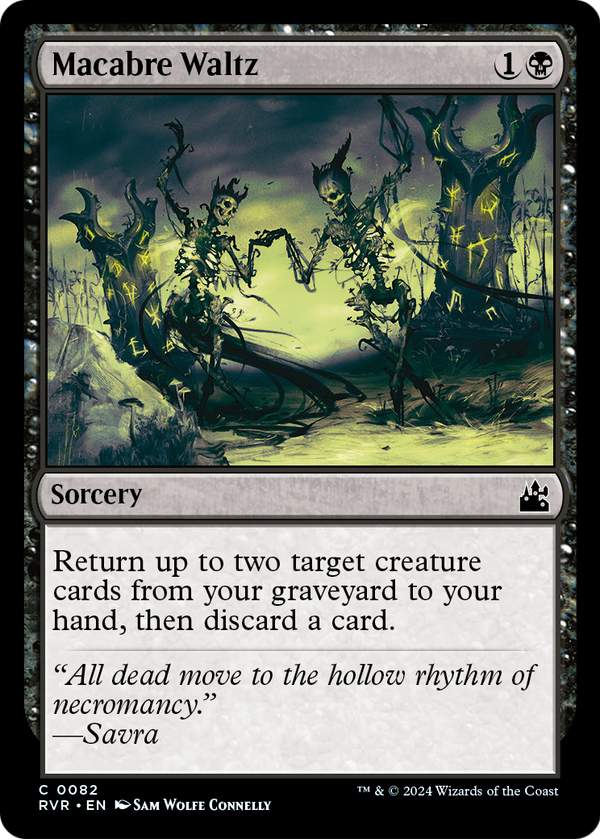 Macabre Waltz (RVR-082) - Ravnica Remastered Foil