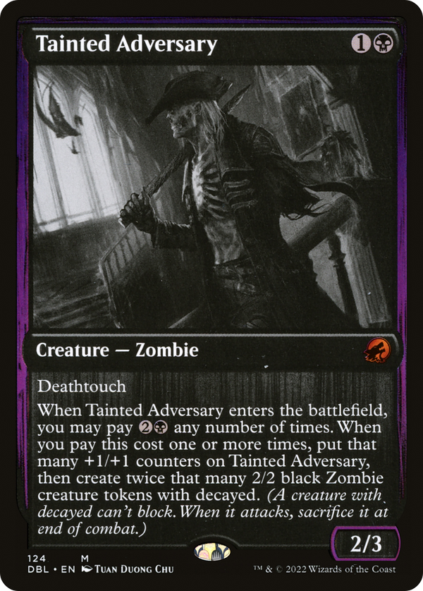 Tainted Adversary (DBL-124) - Innistrad: Double Feature