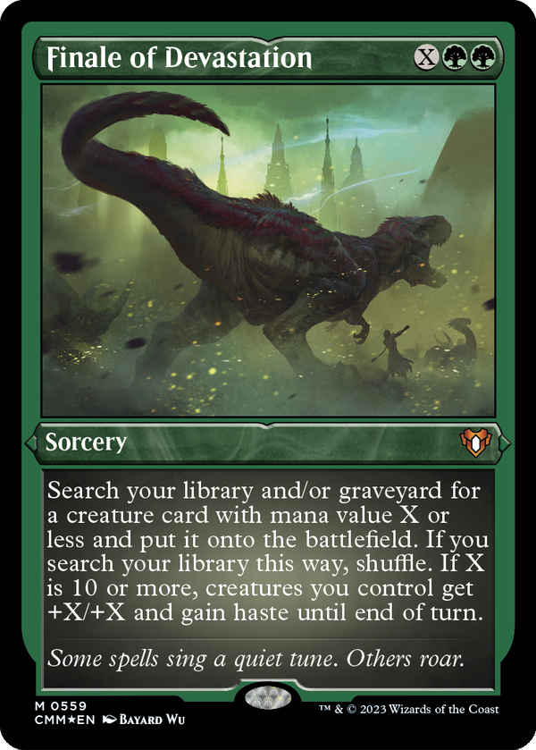 Finale of Devastation (Foil Etched) (CMM-559) - Commander Masters Foil