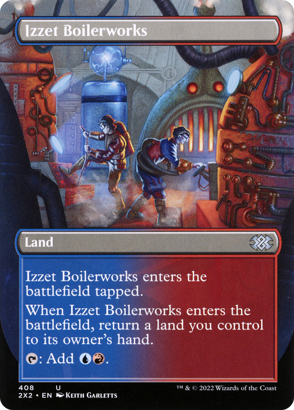 Izzet Boilerworks (Borderless) (2X2-408) - Double Masters 2022