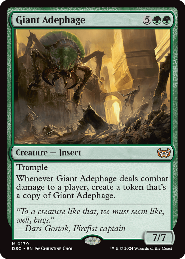 Giant Adephage (DSC-179) - Duskmourn: House of Horror Commander