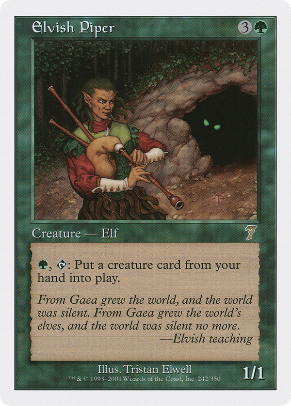 Elvish Piper (7ED-242) - 7th Edition Foil