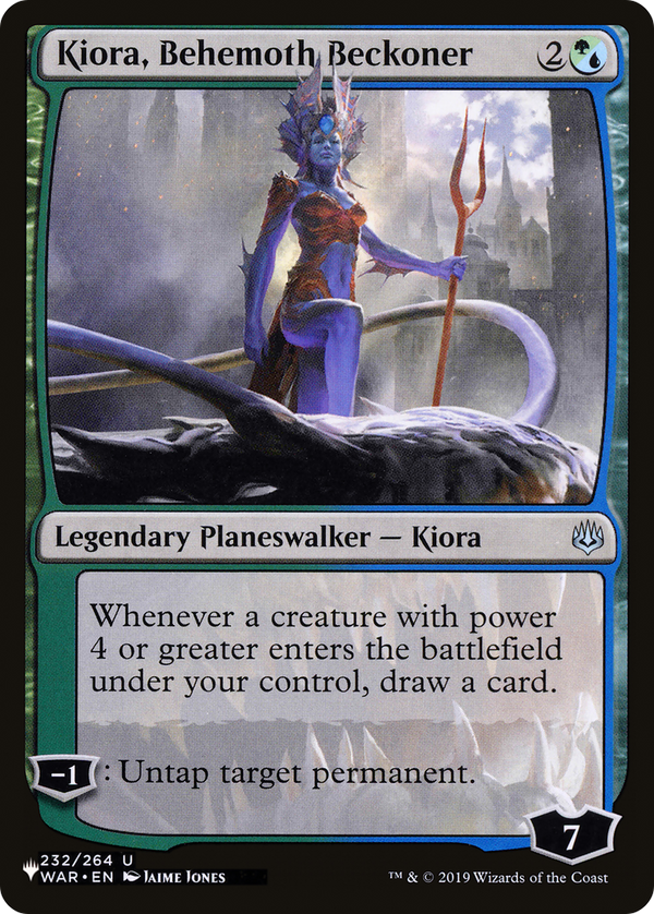 Kiora, Behemoth Beckoner (LIST-WAR-232) - The List