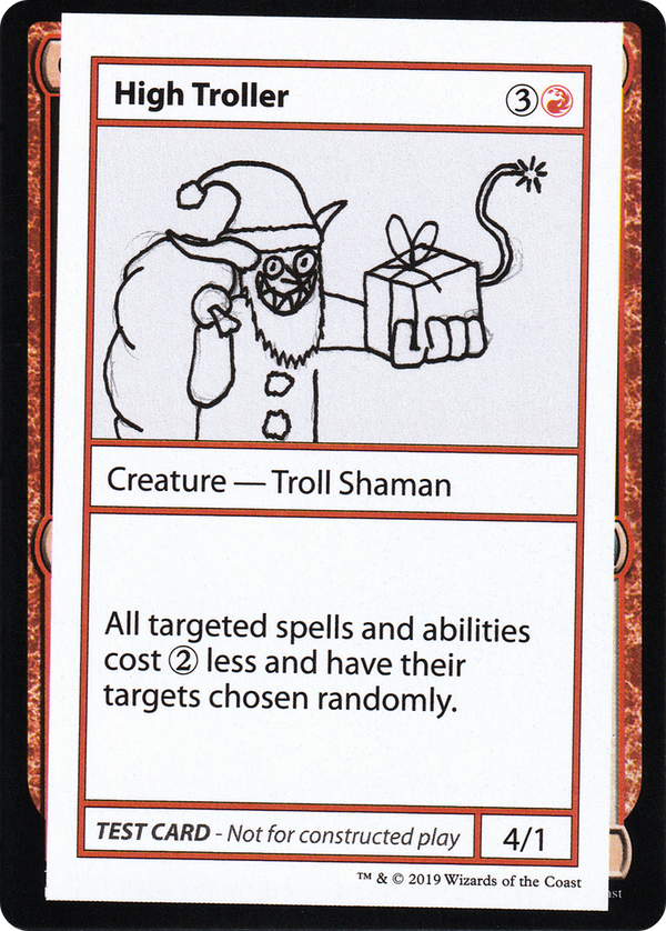 High Troller (No PW Symbol) (CMB1-) - Mystery Booster Playtest Cards 2021