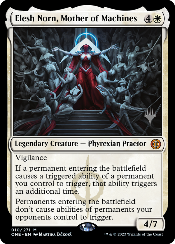 Elesh Norn, Mother of Machines (PPONE-010) - Phyrexia: All Will Be One Promos Foil