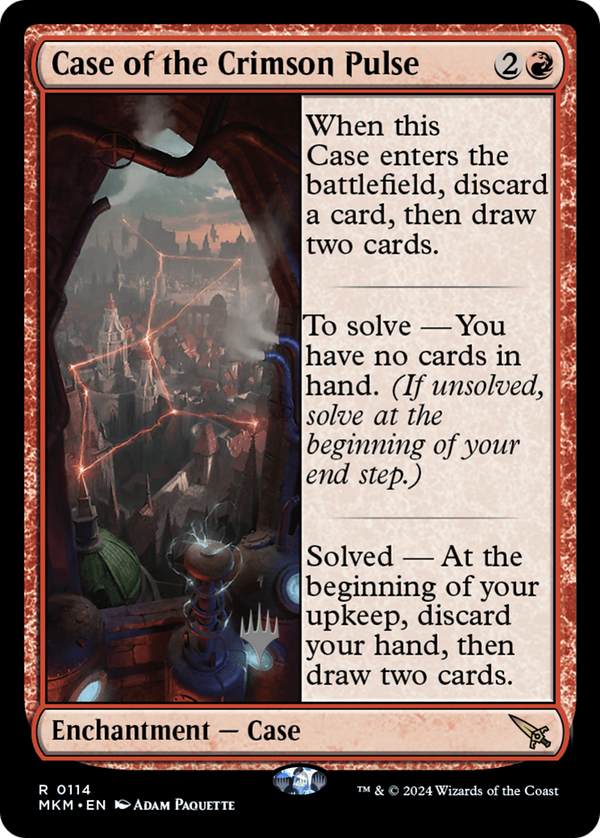 Case of the Crimson Pulse (PPMKM-114) - Murders at Karlov Manor Promos Foil