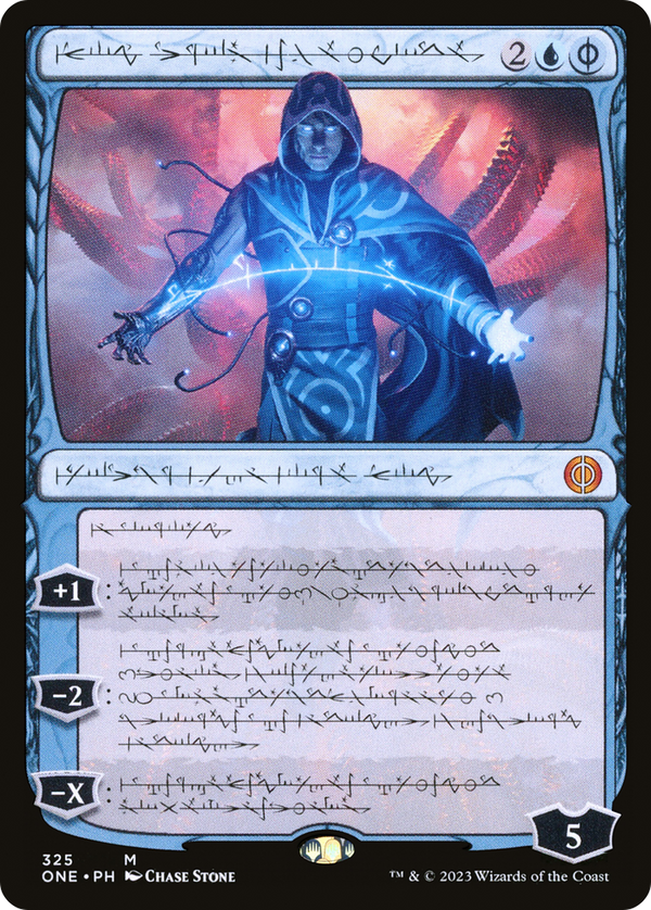 Jace, the Perfected Mind (Phyrexian) (ONE-325) - Phyrexia: All Will Be One: (Showcase)