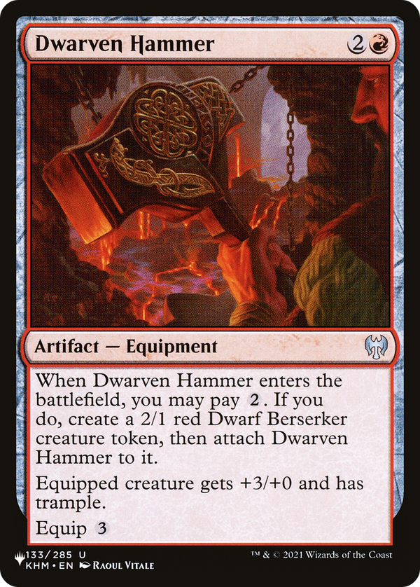 Dwarven Hammer (LIST-KHM-133) - The List