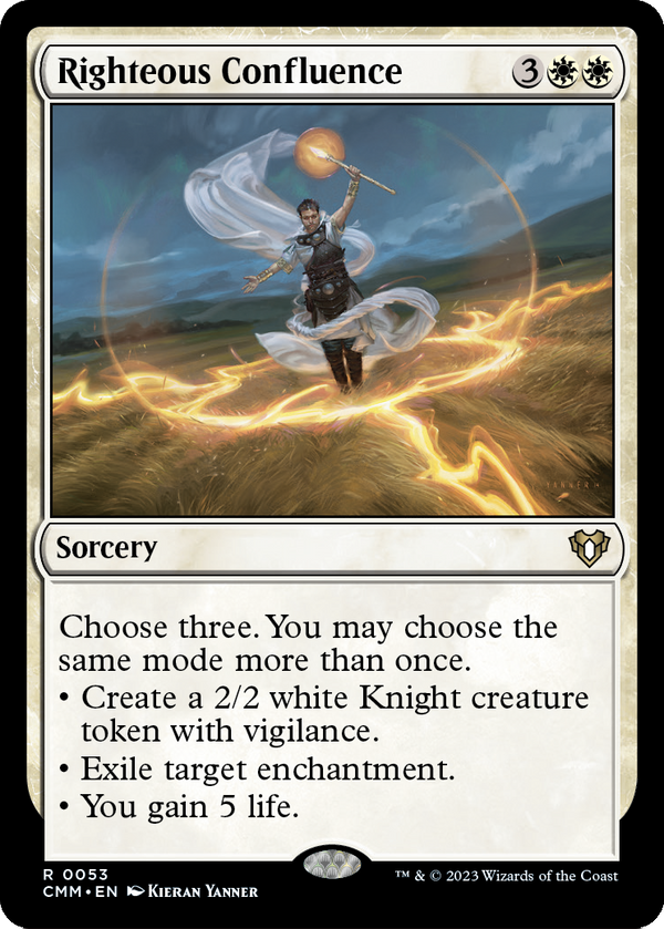 Righteous Confluence (CMM-053) - Commander Masters