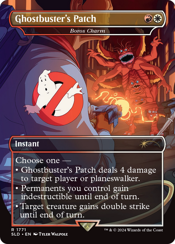 Boros Charm (SLD-1771) - Secret Lair Drop / Ghostbuster's Patch (Borderless) Foil