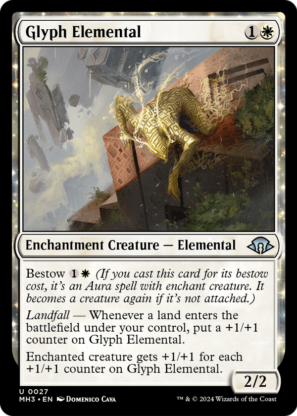 Glyph Elemental (MH3-027) - Modern Horizons 3: (enchantment) Foil